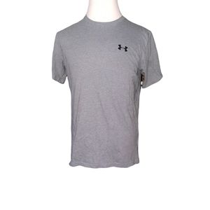 Under Armour M Gray Crewneck Tshirt Mens. Dimensions pit-pit 20.5", shou…